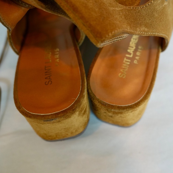 Saint Laurent Suede Sandals - Picture 6 of 6